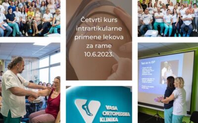 Najavljujemo četvrti kurs intrartikularne primene lekova za rame 10.6.2023.